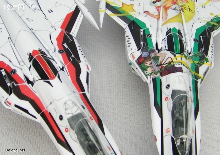 万代超时空要塞系列拼装模型 限定版 VF-25F Messiah Valkyrie Alto Custom 兰花痛机 - 图片