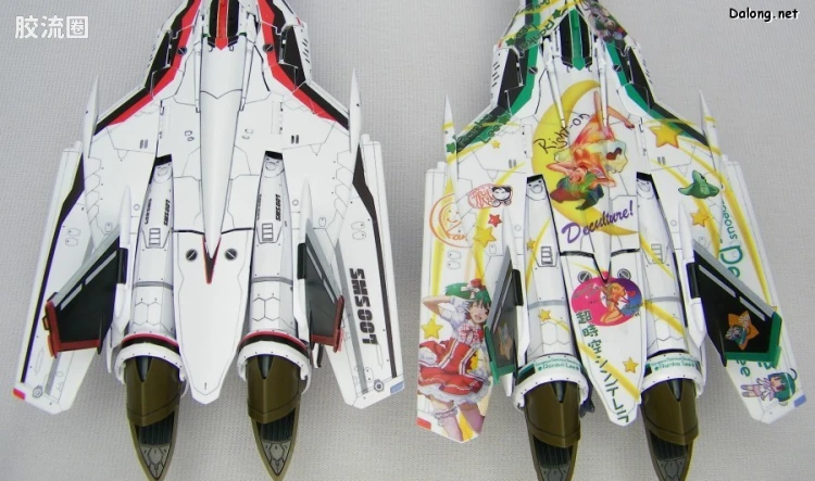 万代超时空要塞系列拼装模型 限定版 VF-25F Messiah Valkyrie Alto Custom 兰花痛机 - 图片