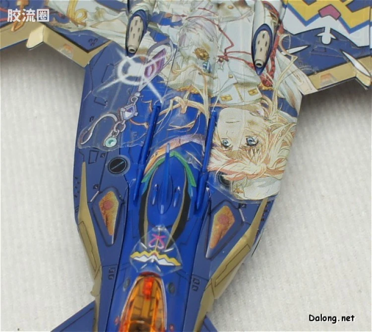 万代超时空要塞系列拼装模型 1比100不可变形 YF-29 雪露痛机 - 图片