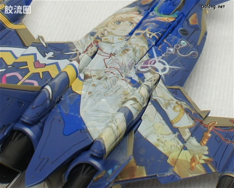 万代超时空要塞系列拼装模型 1比100不可变形 YF-29 雪露痛机 - 图片