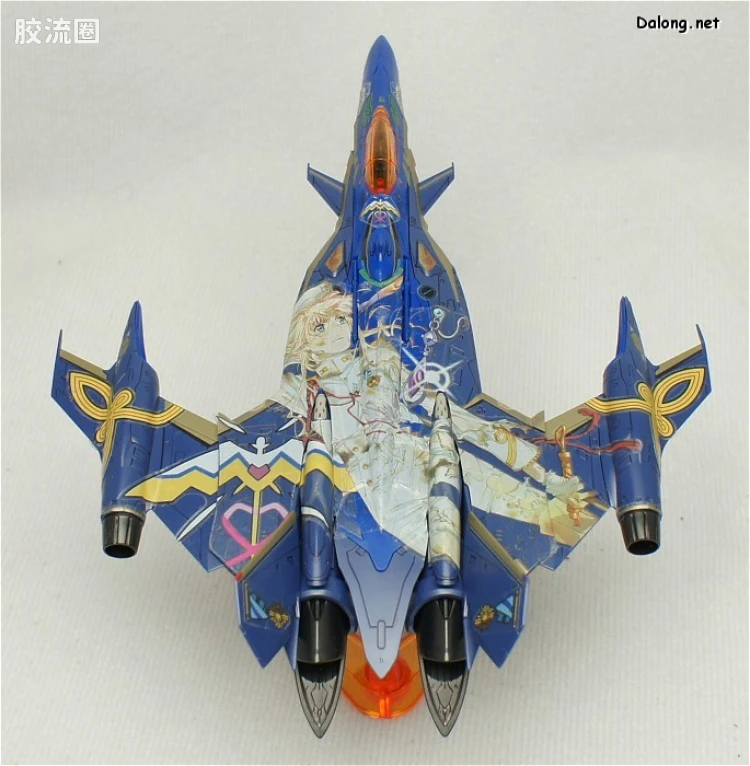 万代超时空要塞系列拼装模型 1比100不可变形 YF-29 雪露痛机 - 图片