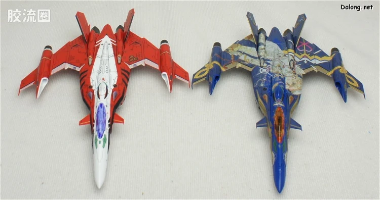 万代超时空要塞系列拼装模型 1比100不可变形 YF-29 雪露痛机 - 图片