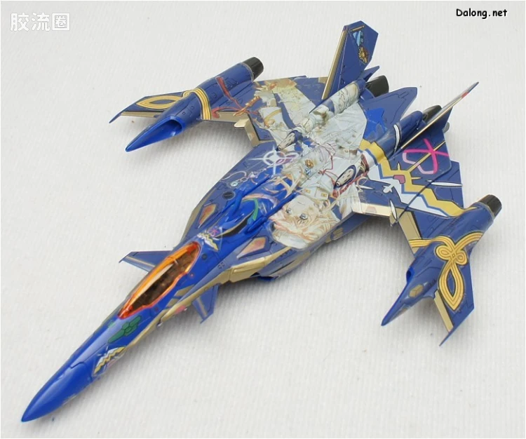 万代超时空要塞系列拼装模型 1比100不可变形 YF-29 雪露痛机 - 图片