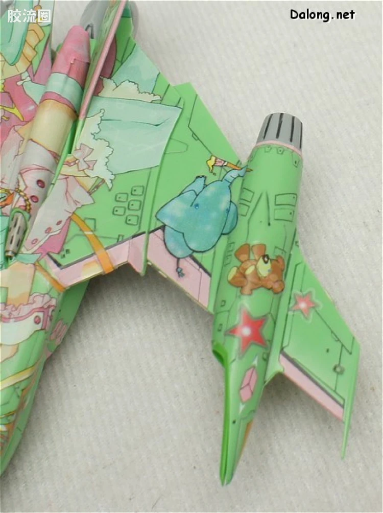 万代超时空要塞系列拼装模型 1比100不可变形 YF-29 兰花李痛机 - 图片
