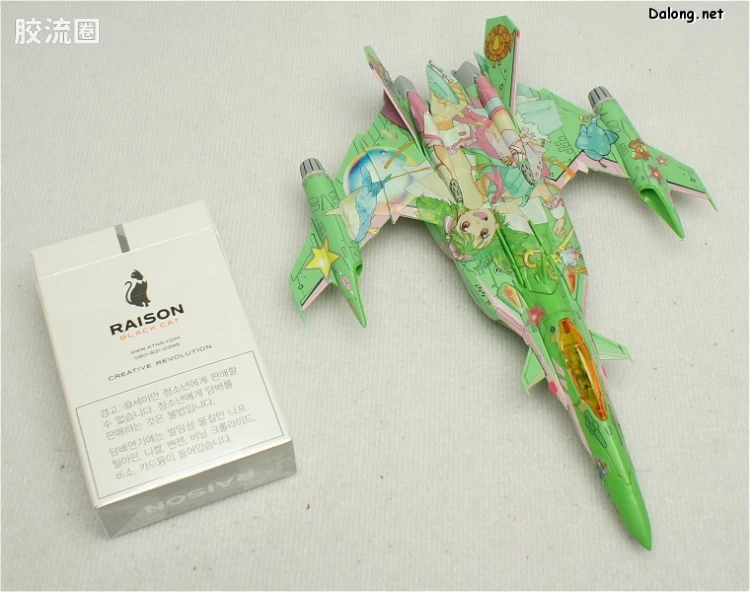 万代超时空要塞系列拼装模型 1比100不可变形 YF-29 兰花李痛机 - 图片