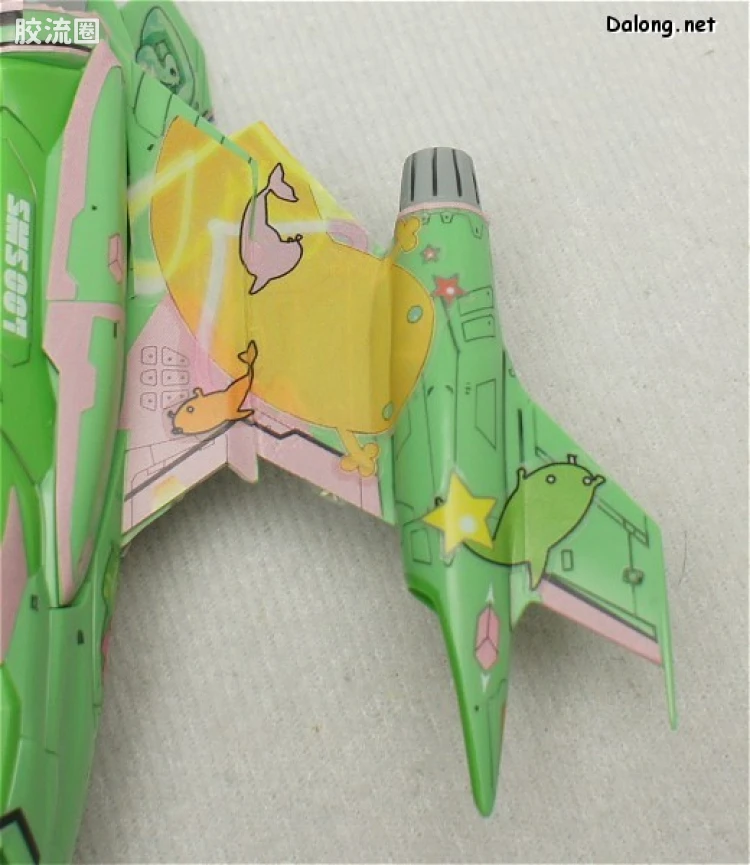 万代超时空要塞系列拼装模型 1比100不可变形 YF-29 兰花李痛机 - 图片