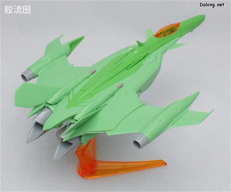万代超时空要塞系列拼装模型 1比100不可变形 YF-29 兰花李痛机 - 图片