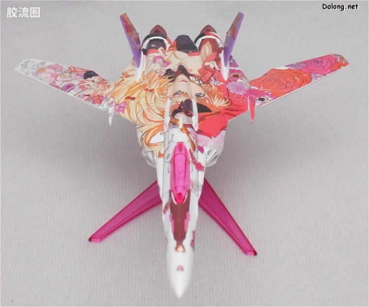 万代超时空要塞系列拼装模型 1比100不可变形 VF-25 雪露痛机 - 图片