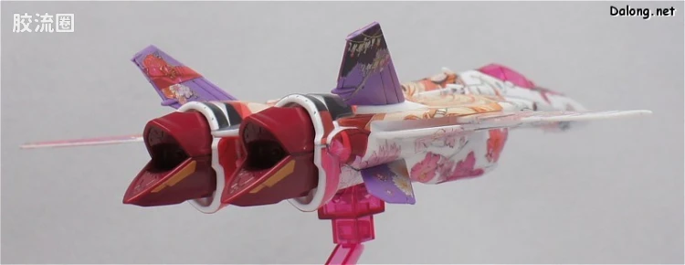 万代超时空要塞系列拼装模型 1比100不可变形 VF-25 雪露痛机 - 图片