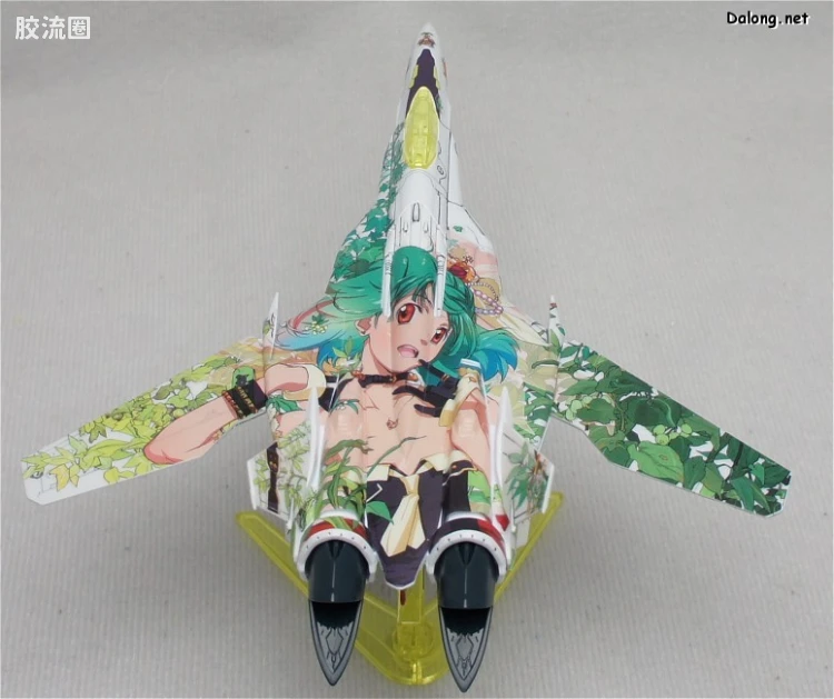 万代超时空要塞系列拼装模型 1比100不可变形 VF-25 兰花李痛机 - 图片