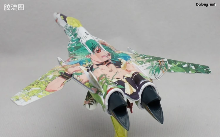 万代超时空要塞系列拼装模型 1比100不可变形 VF-25 兰花李痛机 - 图片