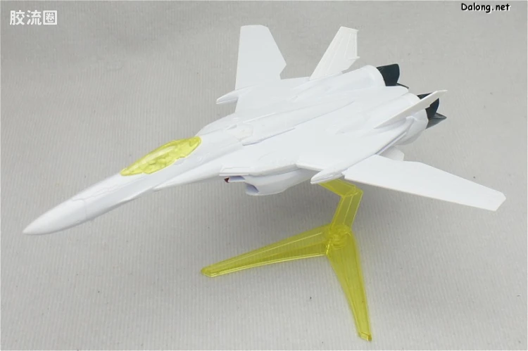 万代超时空要塞系列拼装模型 1比100不可变形 VF-25 兰花李痛机 - 图片