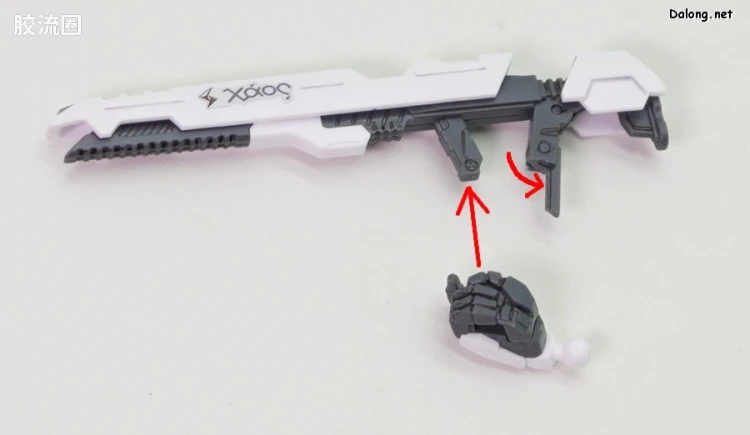 万代超时空要塞系列拼装模型 HG 1/100系列 VF-31J 齐格飞(疾风·因梅尔曼机) - 图片