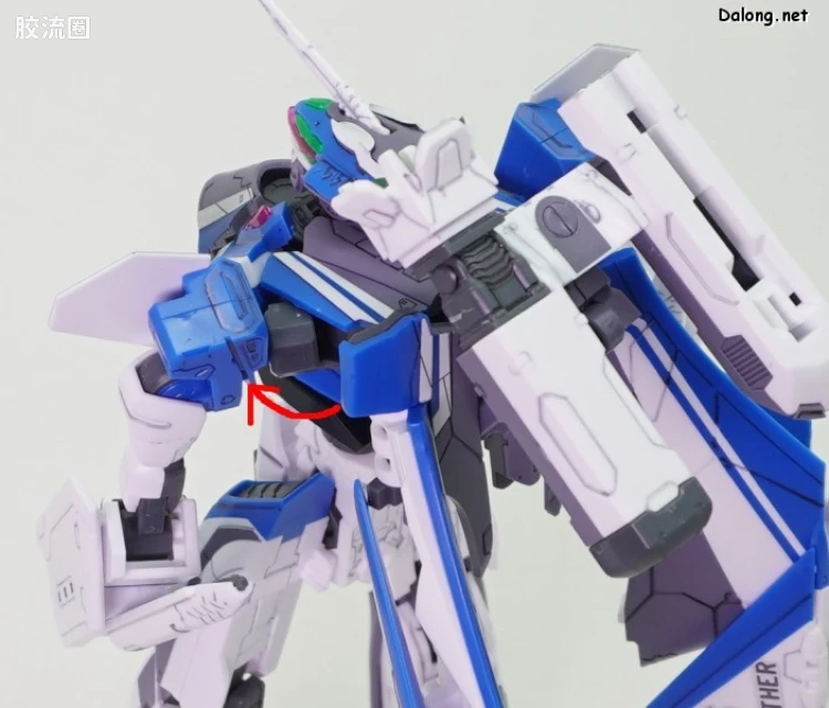 万代超时空要塞系列拼装模型 HG 1/100系列 VF-31J 齐格飞(疾风·因梅尔曼机) - 图片