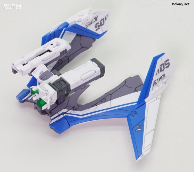 万代超时空要塞系列拼装模型 HG 1/100系列 VF-31J 齐格飞(疾风·因梅尔曼机) - 图片