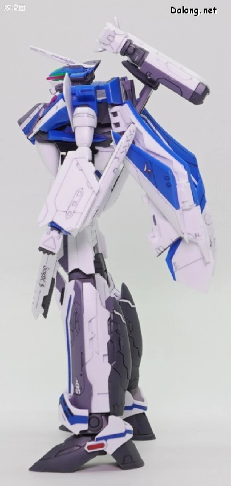 万代超时空要塞系列拼装模型 HG 1/100系列 VF-31J 齐格飞(疾风·因梅尔曼机) - 图片