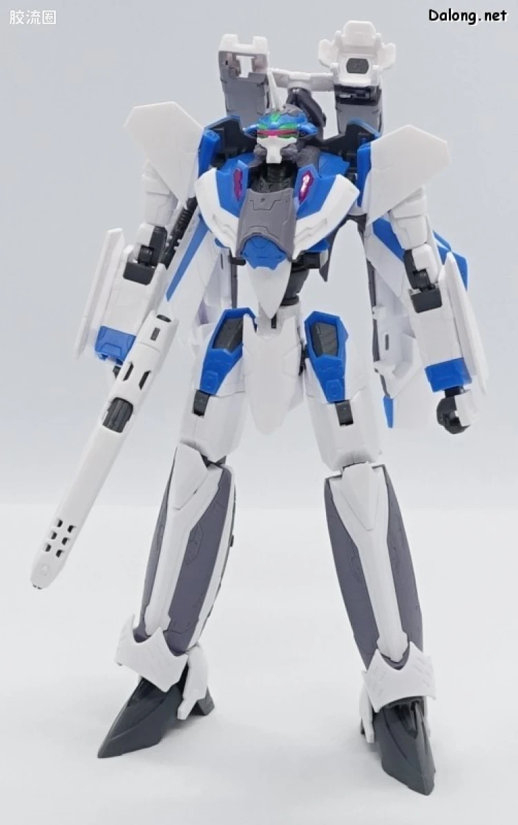 万代超时空要塞系列拼装模型 HG 1/100系列 VF-31J 齐格飞(疾风·因梅尔曼机) - 图片