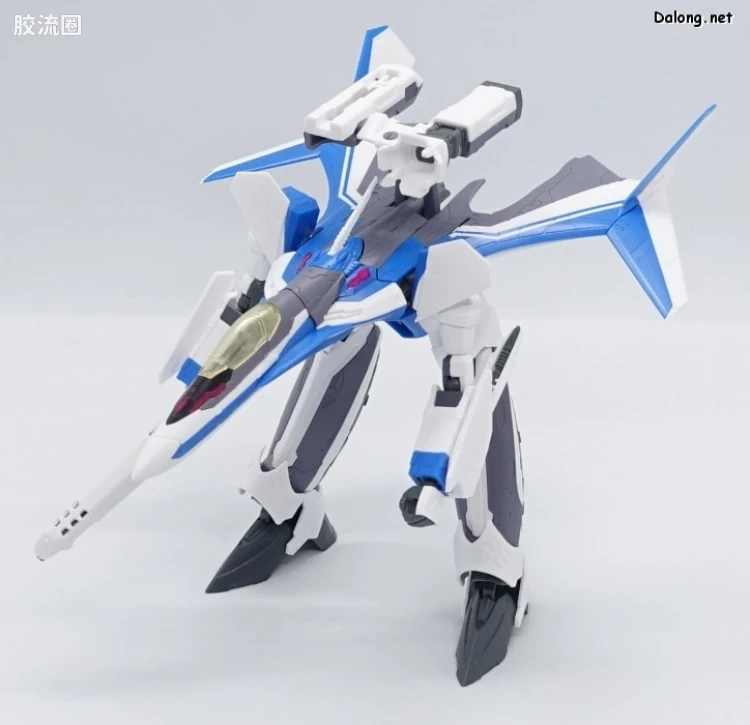万代超时空要塞系列拼装模型 HG 1/100系列 VF-31J 齐格飞(疾风·因梅尔曼机) - 图片