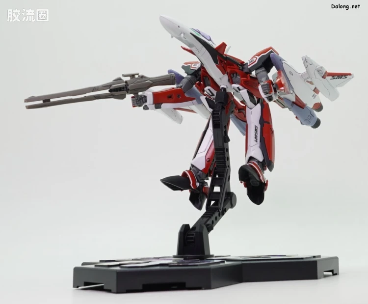 万代超时空要塞系列拼装模型 HG 1/100 网络限定版 YF-29 杜兰达尔女武神(早乙女·阿尔特机)扩张套装 - 图片