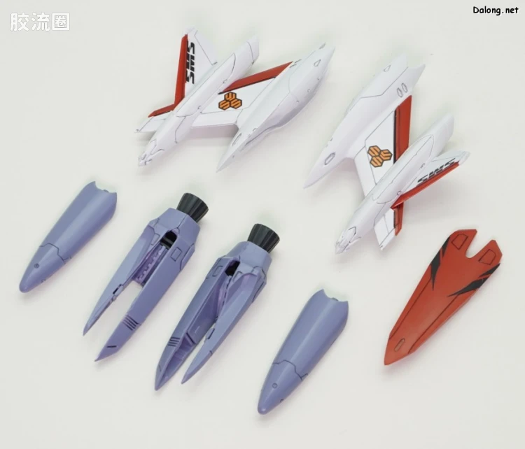 万代超时空要塞系列拼装模型 HG 1/100 网络限定版 YF-29 杜兰达尔女武神(早乙女·阿尔特机)扩张套装 - 图片