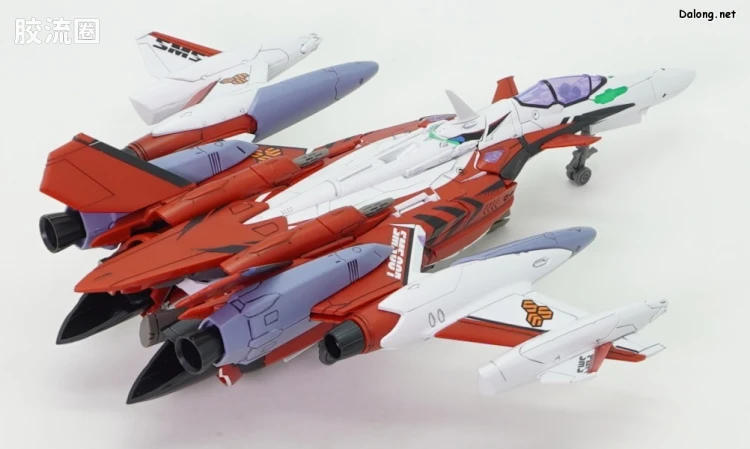 万代超时空要塞系列拼装模型 HG 1/100 网络限定版 YF-29 杜兰达尔女武神(早乙女·阿尔特机)扩张套装 - 图片
