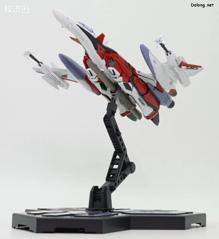 万代超时空要塞系列拼装模型 HG 1/100 网络限定版 YF-29 杜兰达尔女武神(早乙女·阿尔特机)扩张套装 - 图片