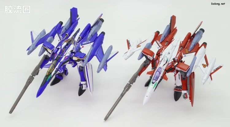 万代超时空要塞系列拼装模型 HG 1/100 网络限定版 YF-29 杜兰达尔女武神(早乙女·阿尔特机)扩张套装 - 图片