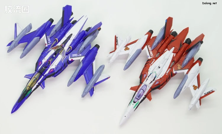 万代超时空要塞系列拼装模型 HG 1/100 网络限定版 YF-29 杜兰达尔女武神(早乙女·阿尔特机)扩张套装 - 图片