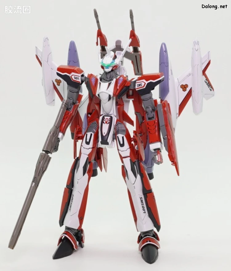 万代超时空要塞系列拼装模型 HG 1/100 网络限定版 YF-29 杜兰达尔女武神(早乙女·阿尔特机)扩张套装 - 图片