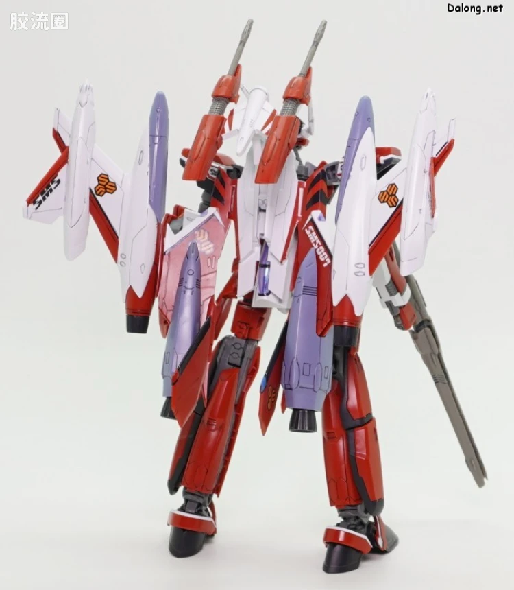 万代超时空要塞系列拼装模型 HG 1/100 网络限定版 YF-29 杜兰达尔女武神(早乙女·阿尔特机)扩张套装 - 图片