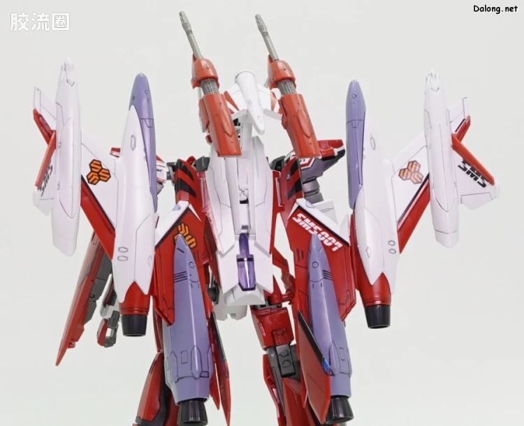 万代超时空要塞系列拼装模型 HG 1/100 网络限定版 YF-29 杜兰达尔女武神(早乙女·阿尔特机)扩张套装 - 图片
