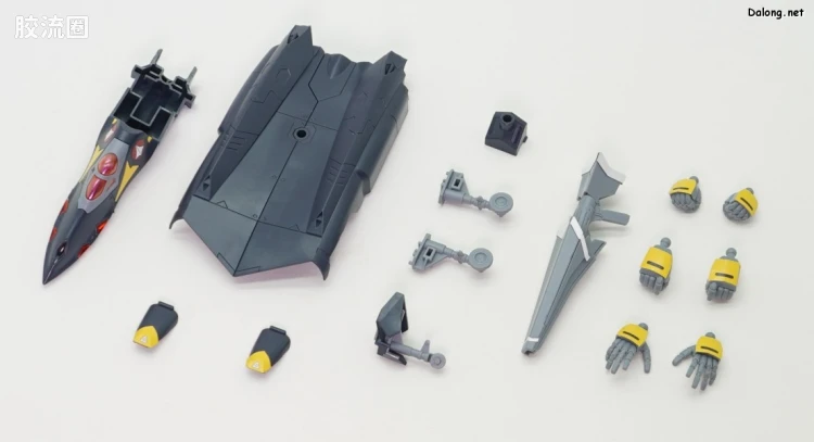 万代超时空要塞系列拼装模型 HG 1/100 网络限定版 VF-22S 雨燕II(木崎·加姆林机) - 图片