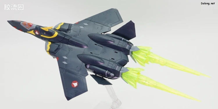 万代超时空要塞系列拼装模型 HG 1/100 网络限定版 VF-22S 雨燕II(木崎·加姆林机) - 图片