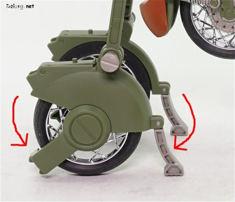 Figure-rise系列&其它万代人形拼装综合 Figure-rise Mechanics 布尔玛可变式No.19摩托车 - 图片