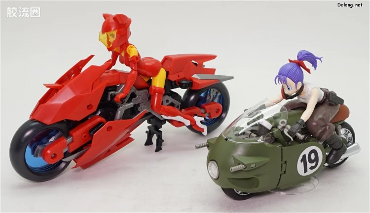 Figure-rise系列&其它万代人形拼装综合 Figure-rise Mechanics 布尔玛可变式No.19摩托车 - 图片
