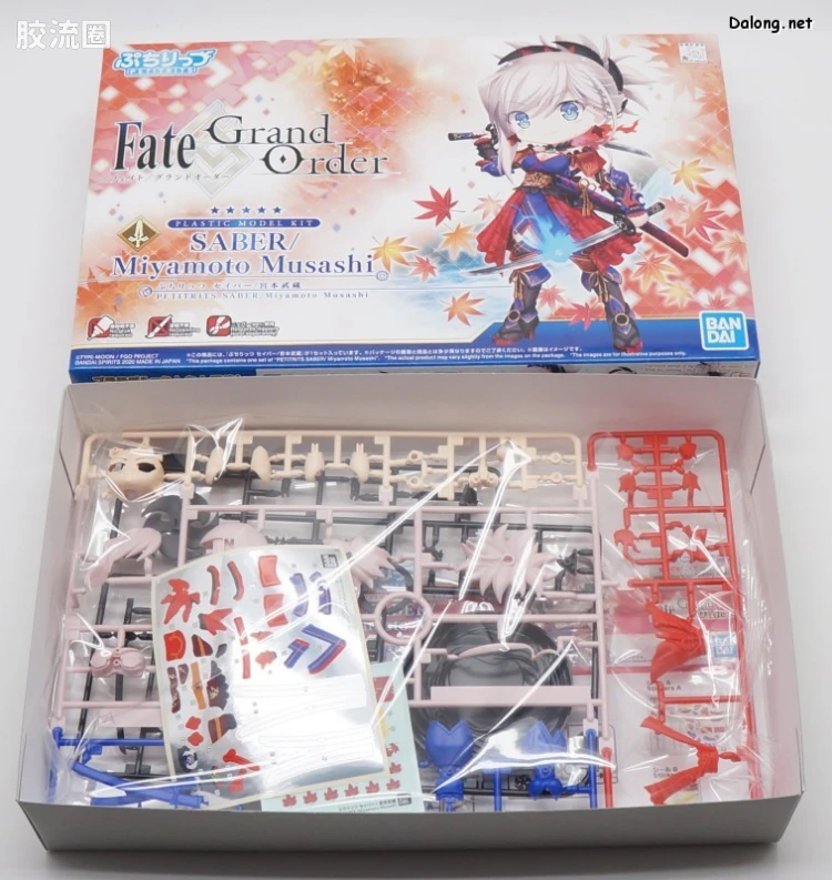 Figure-rise系列&其它万代人形拼装综合 Petitrits 豆丁魂 Saber/宫本武藏 - 图片