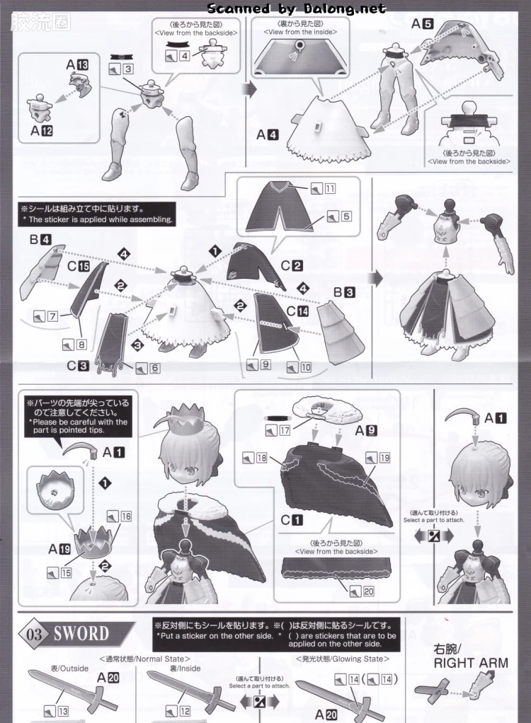 Figure-rise系列&其它万代人形拼装综合 Petitrits 豆丁魂 Saber/阿尔托莉雅·潘德拉贡 - 图片