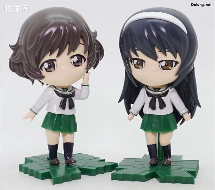 Figure-rise系列&其它万代人形拼装综合 Petiture-Rise 少女与战车 由花里&麻子 - 图片