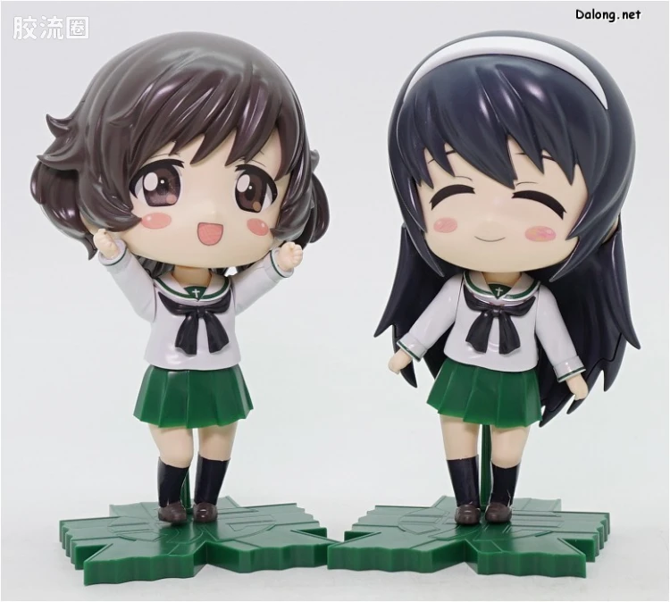 Figure-rise系列&其它万代人形拼装综合 Petiture-Rise 少女与战车 由花里&麻子 - 图片