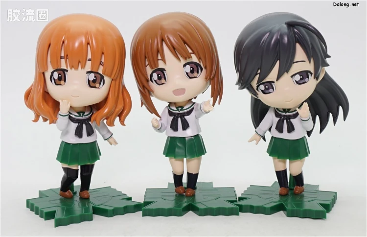 Figure-rise系列&其它万代人形拼装综合 Petiture-Rise 少女与战车 美穗&纱织&华 - 图片