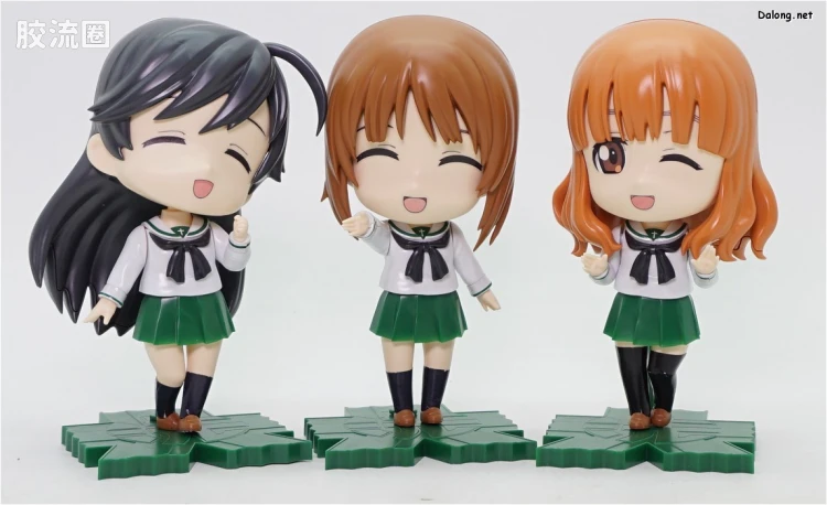 Figure-rise系列&其它万代人形拼装综合 Petiture-Rise 少女与战车 美穗&纱织&华 - 图片