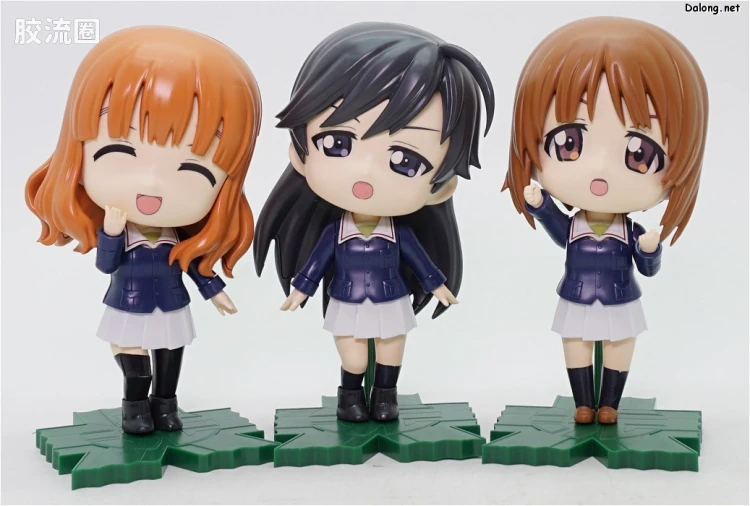Figure-rise系列&其它万代人形拼装综合 Petiture-Rise 少女与战车 美穗&纱织&华 - 图片