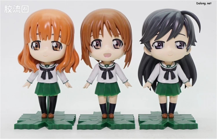 Figure-rise系列&其它万代人形拼装综合 Petiture-Rise 少女与战车 美穗&纱织&华 - 图片