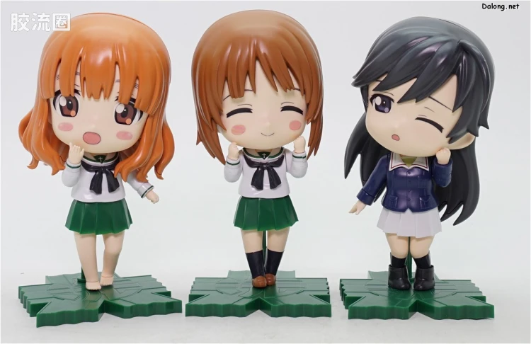 Figure-rise系列&其它万代人形拼装综合 Petiture-Rise 少女与战车 美穗&纱织&华 - 图片