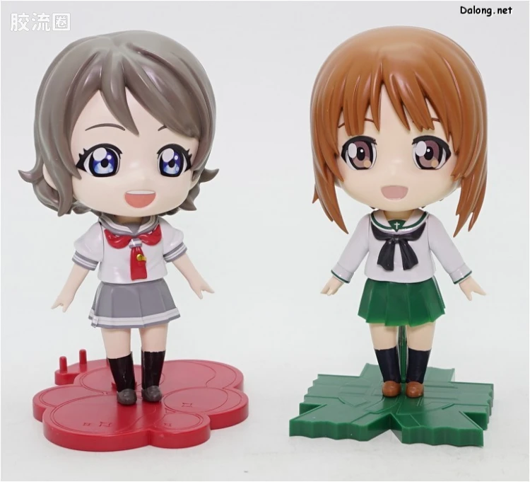 Figure-rise系列&其它万代人形拼装综合 Petiture-Rise 少女与战车 美穗&纱织&华 - 图片