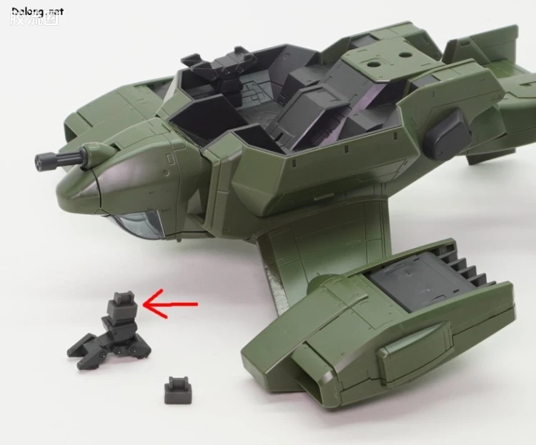 万代综合拼装模型系列 HG 境界战机 アーロンライノ(グレイディ専用機) - 图片