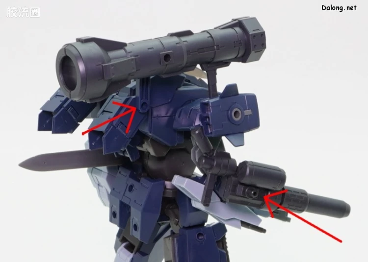 万代综合拼装模型系列 HG 境界战机 アーロンライノ(グレイディ専用機) - 图片
