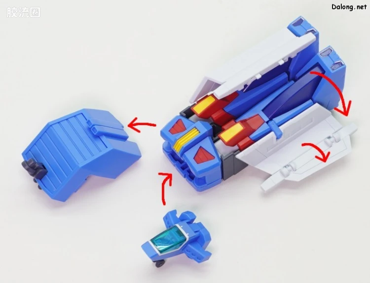 万代综合拼装模型系列 战斗机甲萨芬格尔 HG 1/144 萨芬格尔 - 图片