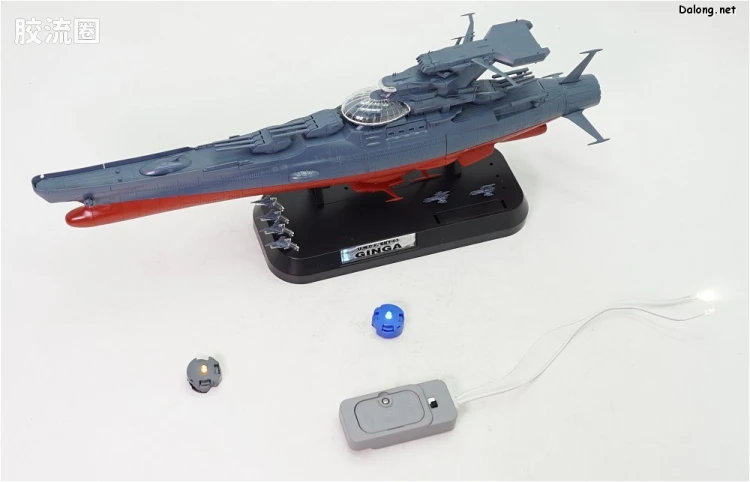 万代综合拼装模型系列 宇宙战舰大和号 1/1000 波动实验舰 银河 - 图片