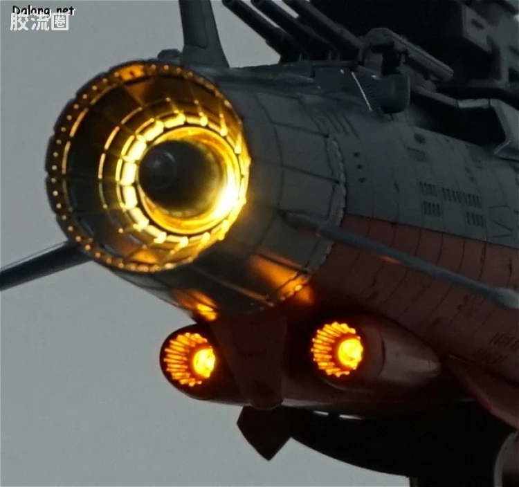 万代综合拼装模型系列 宇宙战舰大和号 1/1000 波动实验舰 银河 - 图片